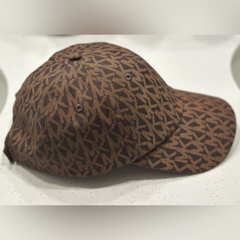 Michael Kors Brown Monogram Hat